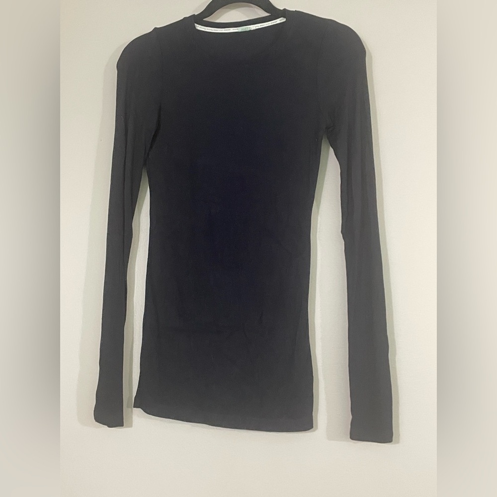 SATURDAY SUNDAY (anthro) long sleeve scoop neck, sz XS